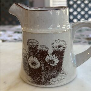 Noritake Brown and Tan Serveware with Floral Motif